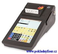 POS systém Qtouch 8 Black 2xRS, tiskárna 80mm, Lan, Dallas