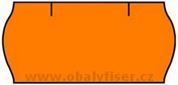 Etikety Contact 26x12 oranžové (36ks)
