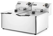 Fritéza Kitchen Line - 2x 8L, HENDI, Kitchen Line, 16L